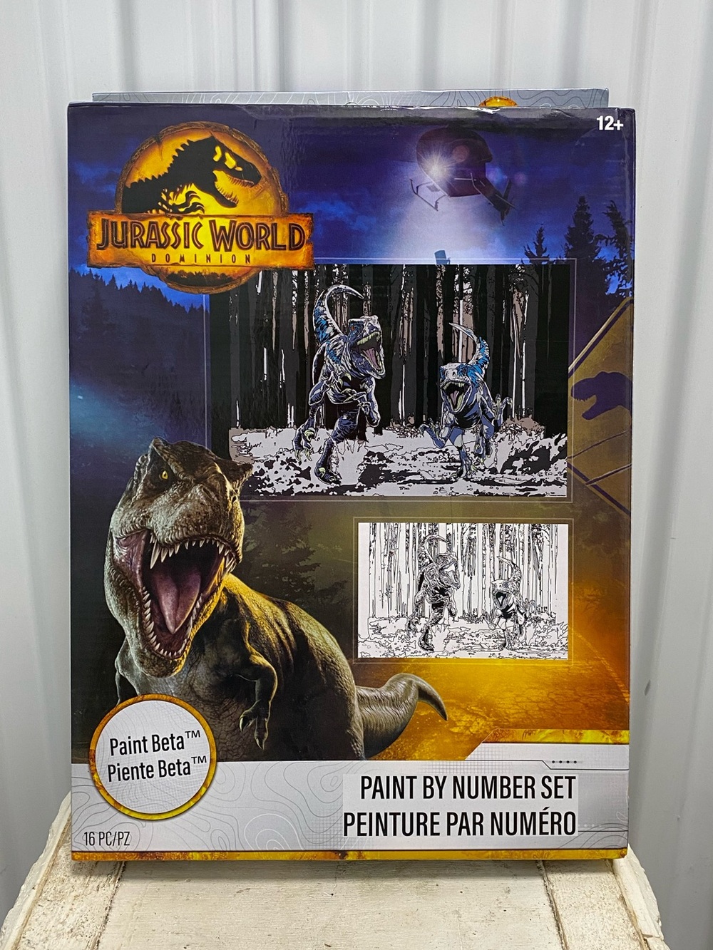 NWT Jurassic World Dinosaur Paint By Numbers Set